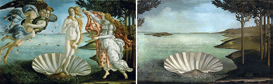 La naissance de Vénus de Sandro Botticelli